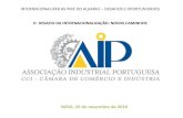 NERA, 25 de novembro de 2016 - CCDR Algarve · 2019-12-03 · NERA, 25 de novembro de 2016 INTERNACIONALIZAR AS PME DO ALGARVE – DESAFIOS E OPORTUNIDADES O DESAFIO DA INTERNACIONALIZAÇÃO:
