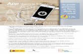 Folleto APP Renta 2018 - Agencia Tributaria · 2019-03-14 · 1 clic Descárguela App disponible gratuitamente para IOS y Android en los markets oﬁciales de Google y Apple. En castellano,