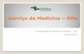 Serviço de Medicina - fundacentro.gov.br · Investigação e diagnóstico de doenças ocupacionais pulmonares . Ambulatório