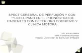 SPECT CEREBRAL DE PERFUSIÓN Y CON I-IOFLUPANO EN EL ...smnimvm.es/pdf/demenc_parkin_HSJ_12.pdfSPECT CEREBRAL DE PERFUSIÓN Y CON 123I-IOFLUPANO EN EL PRONÓSTICO DE PACIENTES CON