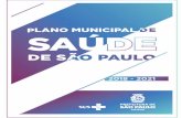 Plano Municipal de Saúde - Prefeitura de São Paulo · O Plano Municipal de Saúde representa uma oportunidade de verificar as aspirações na saúde pública municipal e também