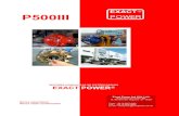 P500III POWERexactpower.com.br/wp-content/uploads/2018/09/13_ProdP500IIIpt.pdf · Os motores hidráulicos de pistões radiais da linha P500III da EXACT POWERK, são do tipo excêntrico