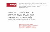 ESTUDO COMPARADO DO SERVIÇO CIVIL BRASILEIRO FRENTE …repositorio.enap.gov.br/bitstream/1/3410/7/Bilhim... · e da profissionalização não representar apenas a adoção de uma