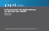 A Economia de Aplicativos no Brasil em 2020 · de 2020 é comparável ao do Canadá, que tinha 262.000 empregos na Economia de Aplicativos em novembro de 2018.2 A Economia de Aplicativos