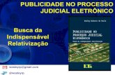 wesleyrp@gmail.com @wesleyrp€¦ · PRIMEIROS ESTUDOS NO BRASIL -EC nº 45/04: Inclusão inc. LXXVIII ao art. 5º, duração razoável do processo; ... , decretação de sigilo somente
