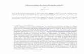 Epistemologia da Interdisciplinaridade1 - ULisboa ommartins/investigacao/ ¢  Epistemologia
