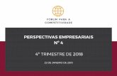 4º TRIMESTRE DE 2018forumcompetitividade.org/wp-content/uploads/2019/01/...2018/11/12  · Em 2017, as exportações de serviços na rubrica “Viagens e turismo” cresceram 19,5%,