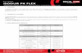 ISODUR PK FLEX - secilpro.com · O ISODUR PK FLEX poderá ainda ser aplicado sobre rebocos hidráulicos como camada de acabamento em sistemas de revestimento SECILTEK de dupla camada.