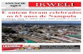 os 63 anos de Nampula - Moçambique para todos · Neste sentido, os cidadãos de Nam-pula apelam para que as comemo-rações de ontem não sejam passa-geiras, mas o início de uma