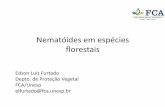 Nematóides em espécies florestais...Florestas plantadas no Brasil ocupam uma área de 7,8 milhões de ha (IBÁ, 2016) Sistemas integrados •Plantios consorciados •Sistemas agro-florestais