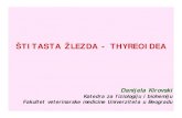 ŠTITASTA ŽLEZDA - THYREOIDEAkfiziolbiohem.vet.bg.ac.rs/wp-content/uploads/2020/04/3... · 2020-04-17 · KOLOID Apikalna membrana TIREOCIT KAPILAR Bazalna membrna J-Na, Na H 2O
