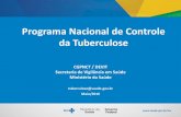 Programa Nacional de Controle da Tuberculose€¦ · 15,1 3,1 0 2 4 6 8 10 12 14 16 Percentual de abandono de casos novos de tuberculose por unidade federada. Brasil, 2014* UF Brasil:
