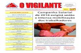 Jornal setembro de 2015 - O Vigilante€¦ · jornal), serão acertados em um seminário inte-restadual com entidades representativas dos vigi-lantes em Minas Gerais e de outros Estados.