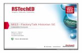 MI13 - FactoryTalk Historian SE - Rockwell Automation · 2014-08-27 · Lab 4 – Factory Talk Live Data Interface Buffering e Redundância Lab 5 – Utilizando Informação de Auditoria