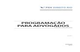 Programação Para advogados - FGV DIREITO RIO · 2015-03-13 · Programação para Advogados IntRODUÇÃO ... Python, em células auto-contidas. Desta forma é possível executar