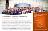 16ª Assembleia Plenária do ParlAmericasMembro do Conselho do ParlAmericas, apresentou uma publicação, desenvolvida “O papel do Parlamento na implementação das metas de desenvolvimento