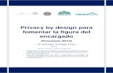 Privacy by design para fomentar la figura del encargado€¦ · Análisis práctico de la privacidad por diseño desde el punto de vista de la normatividad mexicana en protección