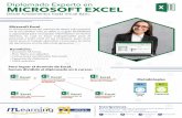 Diplomado Experto en Microsoft Excel · tomar el examen de Microsoft O˚ce Specialist en Excel y para aquellos que ya tienen conocimientos de las funciones básicas de Excel, incluyendo
