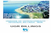 UGR BILLINGS - ABES · UGR Billings atende os municípios de São Bernardo do Campo - SBC, Ribeirão Pires – RP, Rio Grande da Serra – RGS e Diadema. A Sabesp, em 05/01/2004,