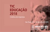 TIC EDUCAÇÃO 2018 - Cetic.br - Home...Blog Perfil ou página em redes sociais Escolas urbanas, recursos de interação disponíveis Total de escolas localizadas em áreas urbanas