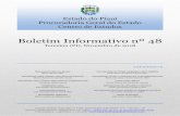 Boletim Informativo nº 48 - Piauí PGE N 48.pdf · Portaria nº 242/2018 - GDG - DETRAN/PI, de 29.11.2018 – Estabelece os critérios para início da operação e execução do
