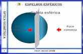 ESPELHOS ESfÉRICOSportal.colegioplaneta.com.br/wp-content/uploads/school_assets/... · ESPELHOS ESfÉRICOS Face côncava . Face convexa . Calota esférica. ÓPTICA GEOMÉTRICA 2