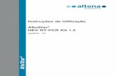 Instruções de Utilização AltoStar HEV RT-PCR Kit 1 Homepage/- 01... · AltoStar® HEV RT-PCR Kit 1.5 Para utilização com CFX96™ Deep Well Real-Time PCR Detection System (Bio-Rad)