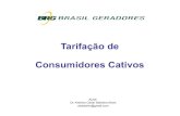 Tarifa£§££o de Consumidores Faturamento de consumidores do grupo A Fatores da carga. Tarifa: A tarifa
