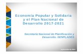 Economía Popular y Solidaria y el Plan Nacional de ... · Economía Popular y Solidaria 6. Estrategia Territorial Nacional -ETN La ETN es el instrumento que orienta las decisiones