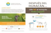 ¿QUIÉNES SOMOS? ¡Dile NO al mosquito Aedes aegyptiprvectorcontrol.org/wp-content/uploads/2017/10/Flyer... · 2017-10-13 · ¿QUIÉNES SOMOS? La Unidad de Control de Vectores de