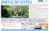 Publicações JORNAL DE SINTRA · 2019-09-06 · A Serra de Sintra é um património reconhecido internacionalmente porquanto nela se localizam o Castelo dos Mouros, o Palácio da