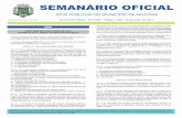 SEMANÁRIO OFICIAL - Paulínia · Semanário Oficial - Ano XXIV - Edição 1.258 - 20 de julho de 2017 Expediente: A publicação do Semanário Oficial do Município de Paulínia