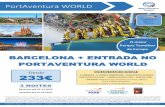 PortAventura WORLD · 2019-07-16 · * Preço desde inclui: 3 noites de alojamento no hotel e regime indicados; 1 dia de entrada no PortAventura Park por pessoa; transporte Barcelona/PortAventura