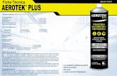 Ficha Técnica Aerotek Plus - Rogama Indústria e Comércio › produtos › fichas › aerotekplus_ft.pdf · 2020-02-19 · AEROTEK PLUS - É um produto que combina todos os efeitos