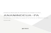 Prefeitura Municipal de Ananindeua do Estado do Pará ... · Estatuto da Criança e do Adolescente (Lei n.o 9 8.069, de 13 de julho de 1990): Do Direito à Vida e à Saúde, Do Direito