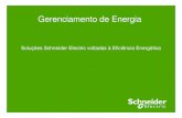 Gerenciamento de Energia Schneider Saboya · 2013-07-09 · Migração para Mercado Livre em 37 unidades (economia de 20%) Uso de geradores: redução de 60% do custo em ponta Aproveitamento