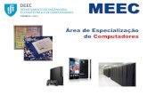 MEECMEEC - ULisboa · MEEC - Área de Especialização de Computadores 8(MP) de 19 • CAD (Projecto Assistido por Computador) na área de Microelectrónica Vin ADC DAC +-B bits Vout