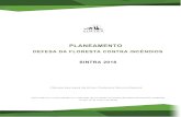DEFESA DA FLORESTA CONTRA INCÊNDIOS SINTRA 2018 · 2018-06-08 · Floresta Contra Incêndios (PNDFCI) para o nível municipal plasmados no quadro nº1, tendo-se analisado o grau