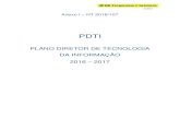 PDTI - Solução de Dívidas · 16/04/2015 V4.0 Atualização do PDTI de 2014-2015 para o período 2015-2016 Vitor Hugo Bernstorff ... DGPJ Divisão de Gestão de Projetos de Ti e
