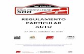 REGULAMENTO PARTICULAR AUTO - Baja Portalegre · Caso o número de inscrições seja superior, a aceitação da inscrição de pilotos não- prioritários ficará ao critério da