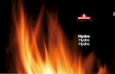 Hydro - Soluções em Aquecimento · 2017-02-15 · Salamandra hidro de lenha Elaborada en acero y acabado en pintura anticalórica gris antracita de 650ºC. Puerta con cristal vitrocerámico