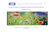 BOLETIM AGROCLIMATOLÓGICO MENSAL · 2017-03-09 · O Boletim Agroclimatológico é uma publicação do Instituto Nacional de Meteorologia – INMET, elaborado pela Seção de Apoio