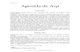 Apostila ASP 1 de 43 Apostila de Asp - Faeterj-Rio · 2015-06-19 · Apostila de Asp O que é ASP? Active Server Pages (ASP) é uma linguagem para geração de páginas HTML dinamicamente.