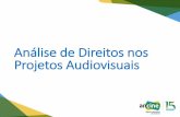 Análise de Direitos nos Projetos Audiovisuais · Não há uma instrução normativa única que regule os diretos em obras audiovisuais financiadas. Norma Leis de Incentivo FSA IN