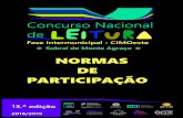 Concurso Nacional de - CM Sobral de Monte Agraço · A fase intermunicipal do Concurso Nacional de Leitura destina-se, exclusivamente, aos participantes apurados na 1ª fase do concurso