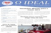 Agenda espírita Inscrições abertas para o Coem 2012ide-jf.org.br/wp-content/uploads/2011/12/Ideal-190.pdf · Estudo ontem, hoje e sempre O IDE, desde a sua fundação, priorizou
