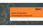 Semi-Extensivo Gravitação Universalfisicadegraca.com.br/docs/unico/aulas_fisica/Semi - Física 3 - 12 - Gravitação... · Gravitação Universal AULA 12 –FÍSICA 3 –PROFESSOR