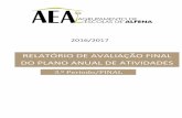 RELATÓRIO DE AVALIAÇÃO FINAL DO PLANO ANUAL DE ... · relatório final de execução do Plano Anual de Atividades (PAA) do Agrupamento de Escolas de Alfena, do ano letivo de 2016/2017.