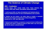 2001 – Academias · 2. Reafirma que são corretos e da melhor ciência os estudos e conclusões elaborados pelo Intergovernamental PanelonClimateChange(IPCC). Aumento de 1,4o a