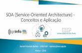 SOA (Service-Oriented Architecture) - Conceitos e Aplicação · 2016-04-08 · Conceitos básicos de SOA e serviços Alguns exemplos simples XML, WSDL e SOAP – Primeira parte da